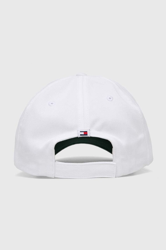 Akcesoria Tommy Jeans czapka z daszkiem bawełniana AM0AM12024 biały