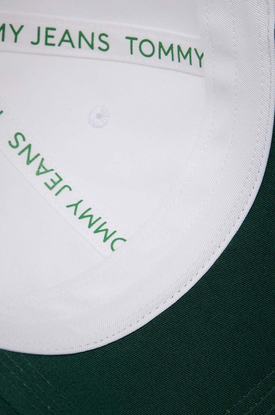 Tommy Jeans czapka z daszkiem bawełniana biały AM0AM12024