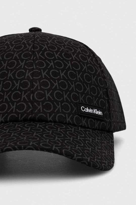 Calvin Klein șapcă de baseball din bumbac K50K510485 negru SS24
