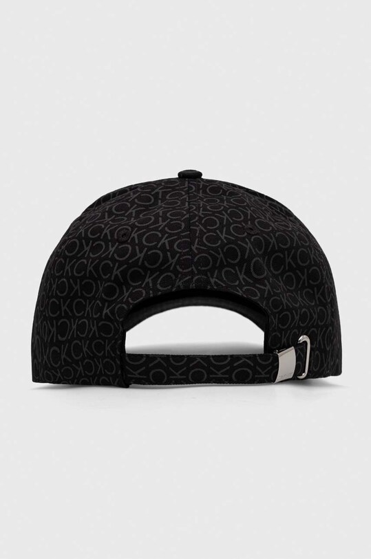 Akcesoria Calvin Klein czapka z daszkiem bawełniana K50K510485 czarny