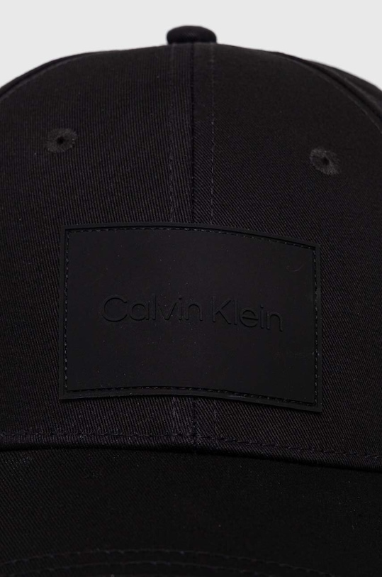 Calvin Klein czapka z daszkiem bawełniana K50K511296 czarny SS24