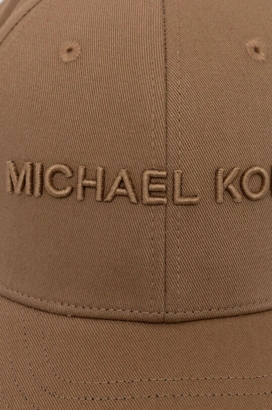 Michael Kors șapcă de baseball din bumbac CH3002Y35Z maro SS25