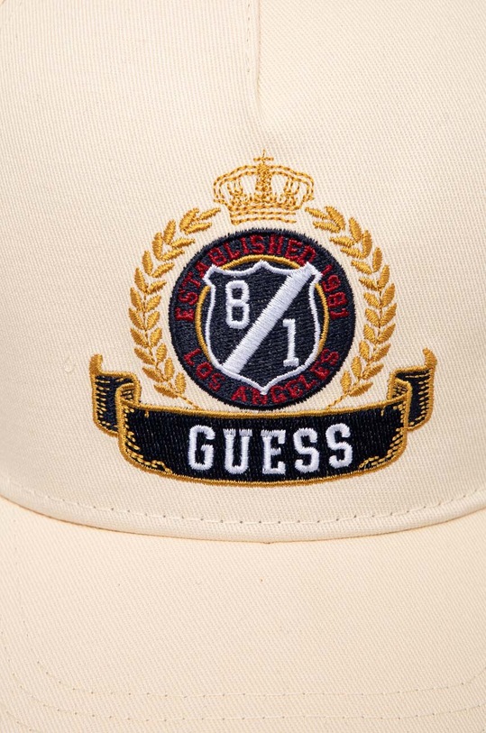 Guess czapka z daszkiem bawełniana M4RZ09.WF8V0 beżowy SS24