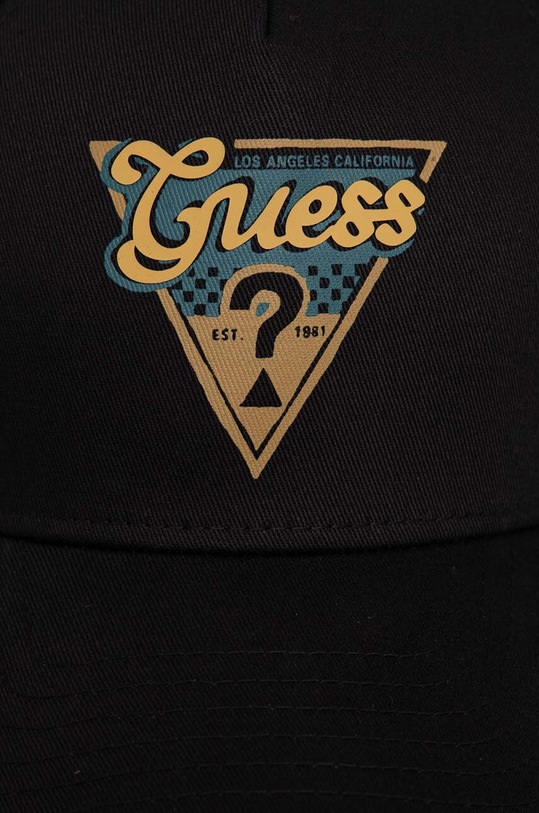 Guess czapka z daszkiem bawełniana M4RZ22.WF8V0 czarny SS24