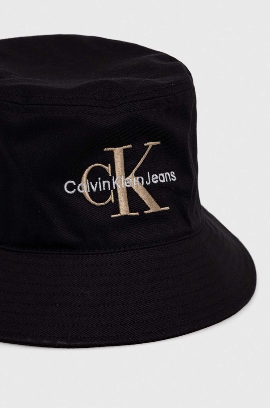 Calvin Klein Jeans kapelusz bawełniany K50K510788 czarny SS24