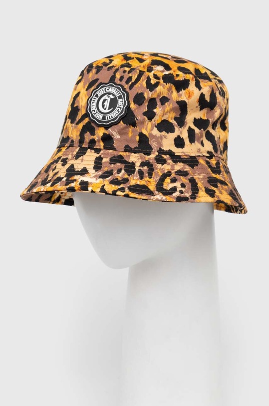 Just Cavalli kapelusz bawełniany wzorzyste multicolor 76QAZK10.ZG250