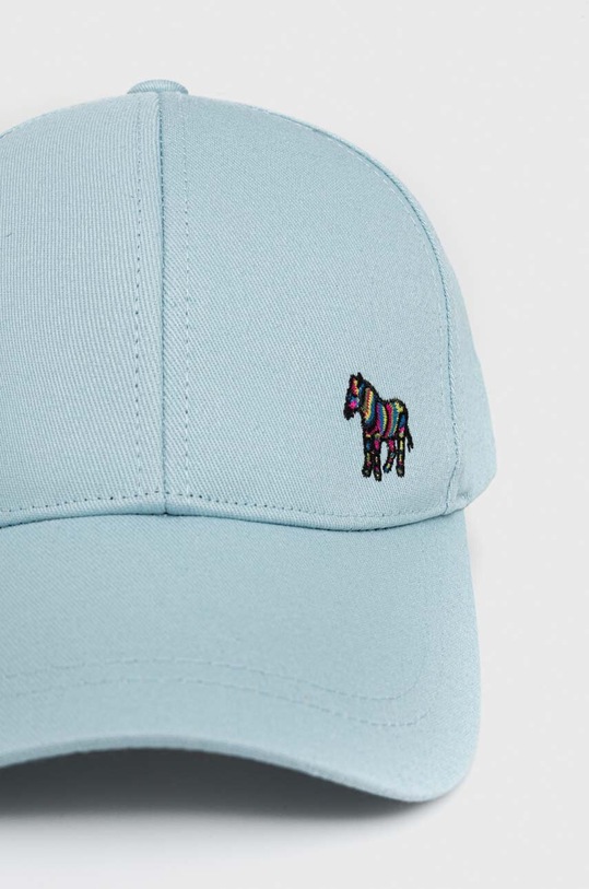 PS Paul Smith czapka z daszkiem bawełniana M2A.987DT.MZEBRA niebieski SS24