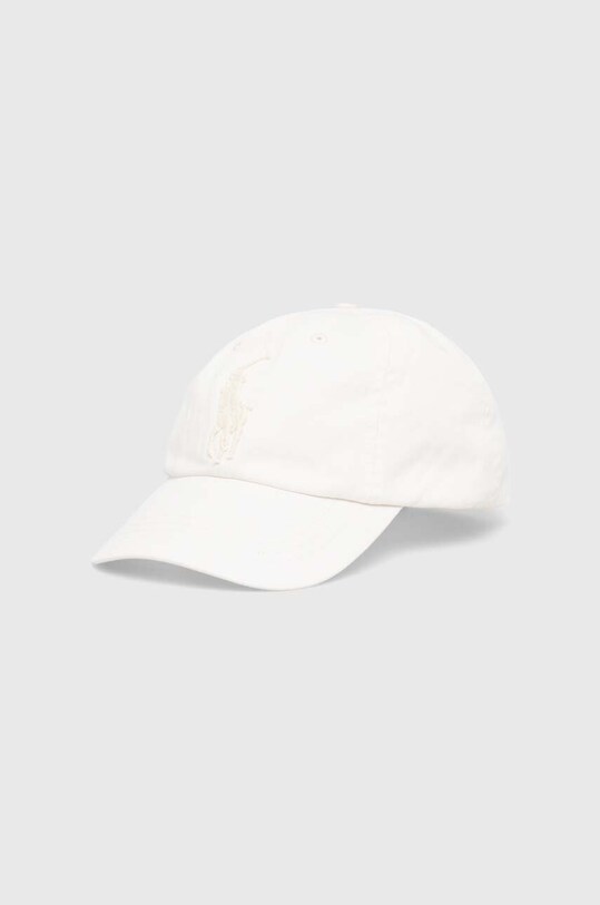 Bavlnená šiltovka Polo Ralph Lauren bavlna biela 710935043
