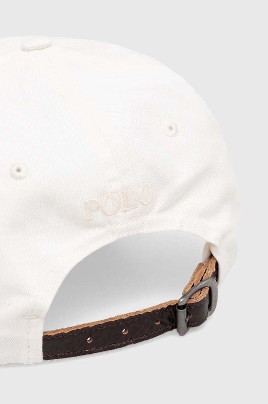 Bavlnená šiltovka Polo Ralph Lauren 710935043 biela SS24