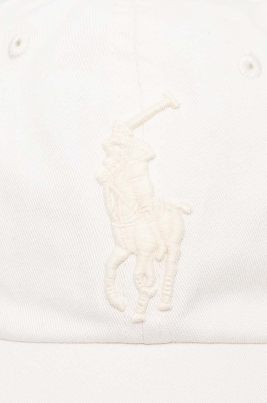Akcesoria Polo Ralph Lauren czapka z daszkiem bawełniana 710935043 biały