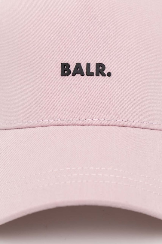 BALR. czapka z daszkiem bawełniana B6110.1061 różowy SS24
