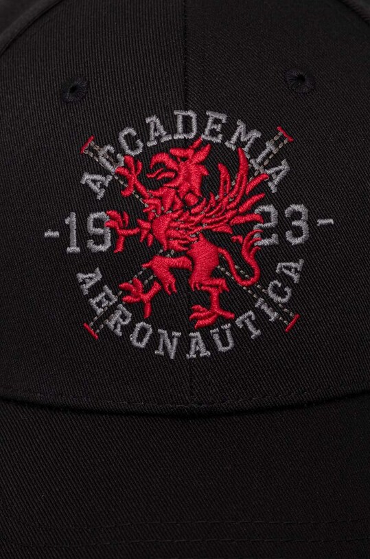 Aeronautica Militare sapca HA1159CT3248 negru SS24