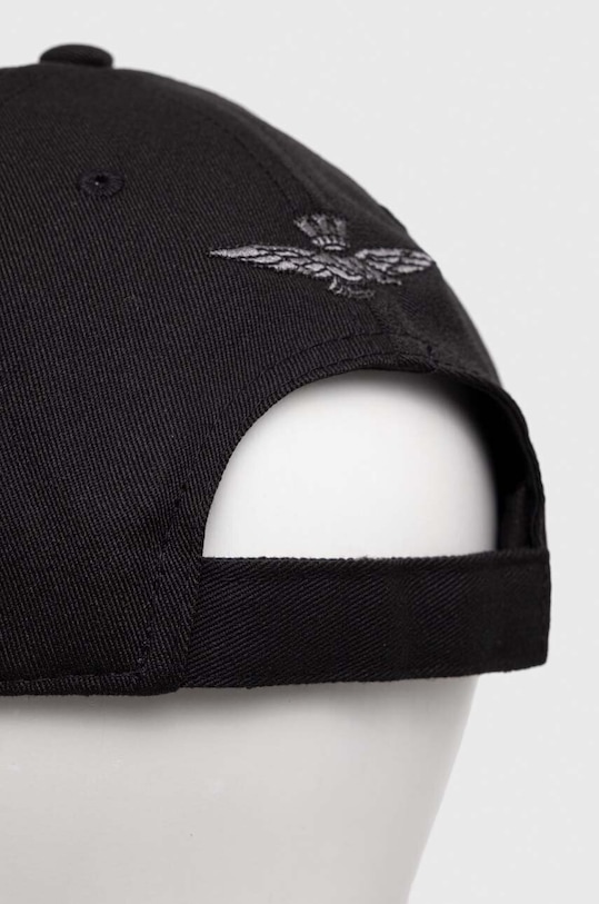 Akcesoria Aeronautica Militare czapka z daszkiem HA1159CT3248 czarny