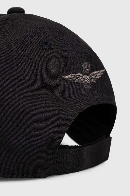 Aeronautica Militare sapca HA1160CT3248 negru SS24