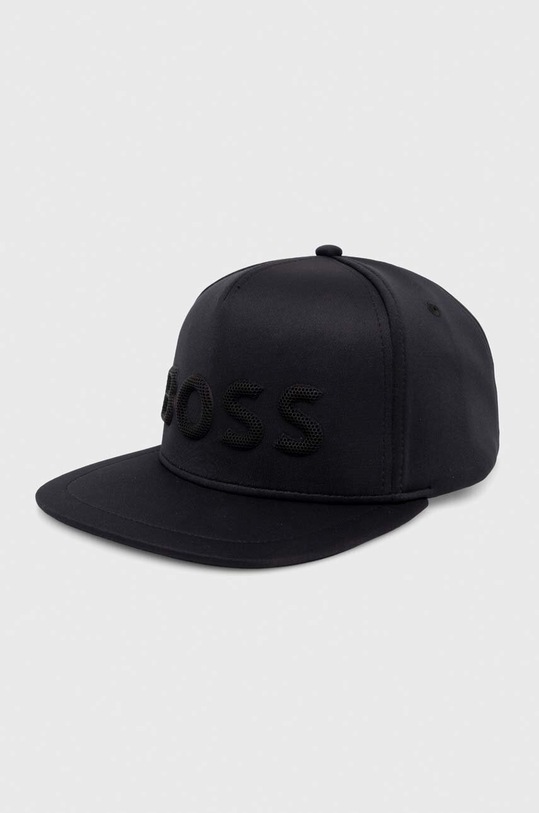 BOSS Green czapka z daszkiem aplikacja czarny 50513329