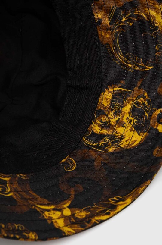 Bavlnený klobúk Versace Jeans Couture čierna 76GAZK06.ZG267