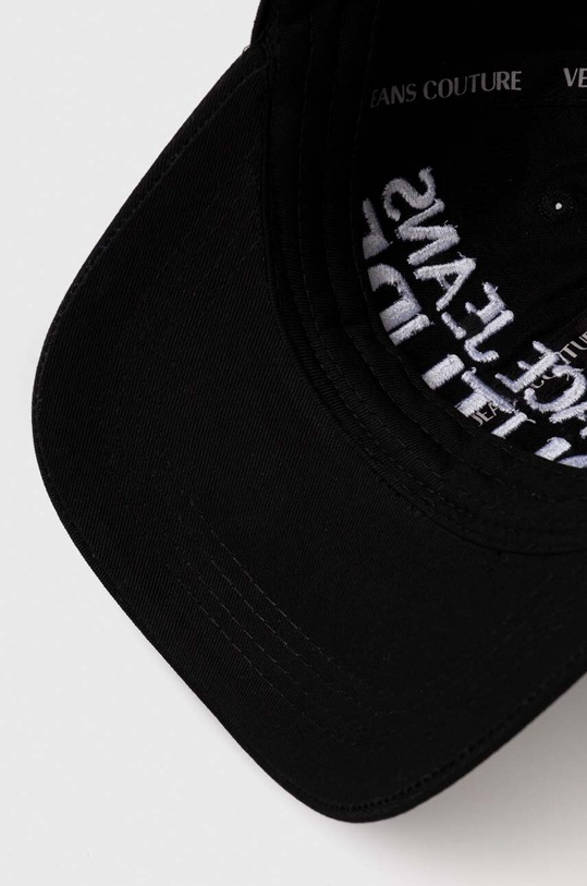 Bavlněná baseballová čepice Versace Jeans Couture černá 76GAZK10.ZG010