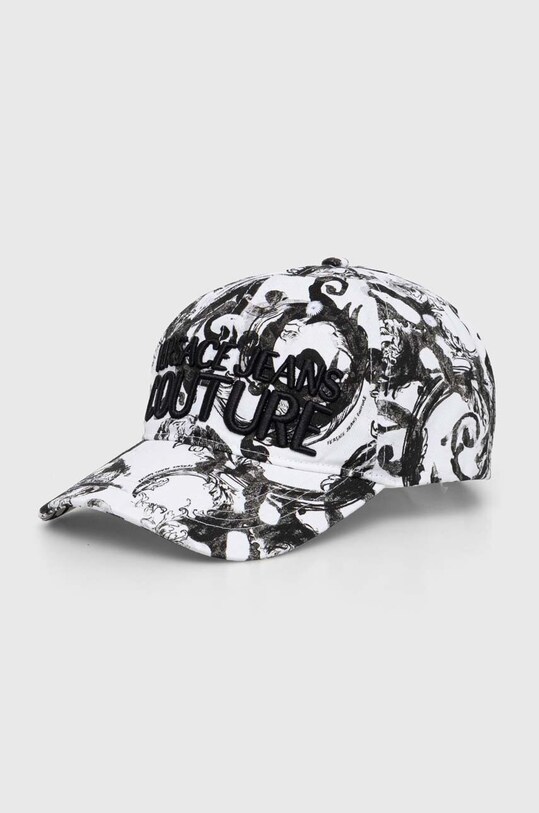 Versace Jeans Couture șapcă de baseball din bumbac bumbac alb 76GAZK10.ZG267