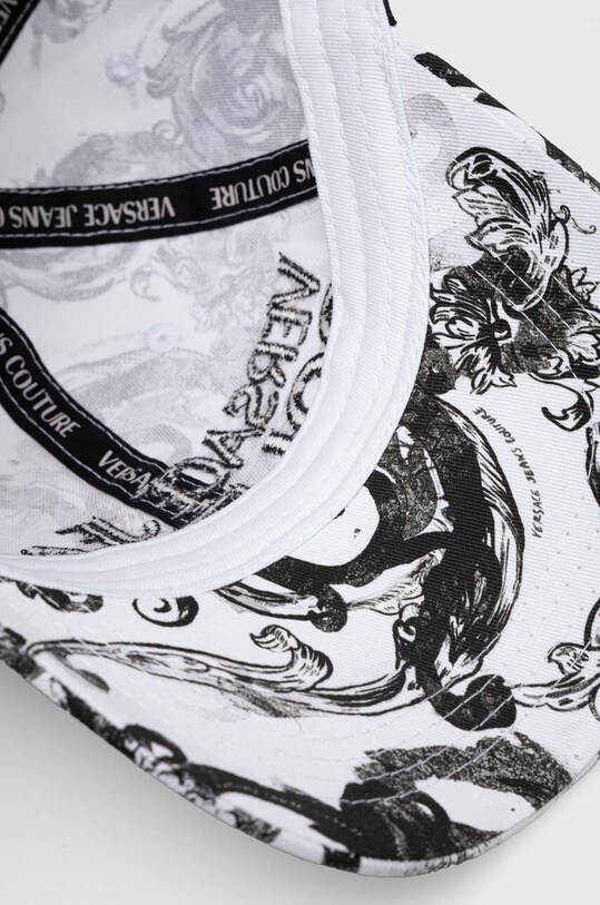 Versace Jeans Couture șapcă de baseball din bumbac alb 76GAZK10.ZG267