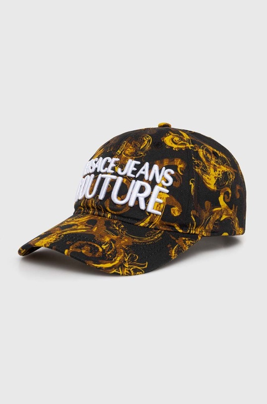 Bavlněná baseballová čepice Versace Jeans Couture bavlna černá 76GAZK10.ZG267