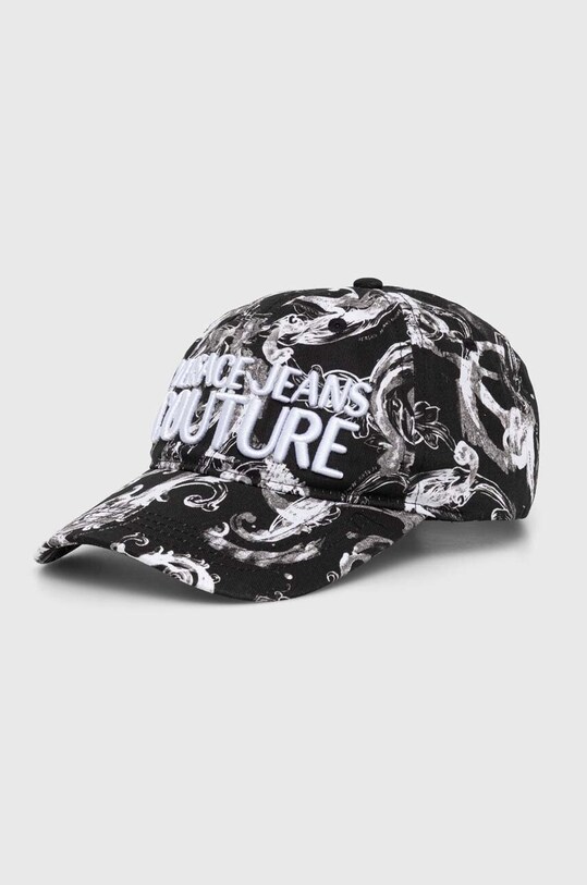 Versace Jeans Couture șapcă de baseball din bumbac bumbac negru 76GAZK10.ZG267
