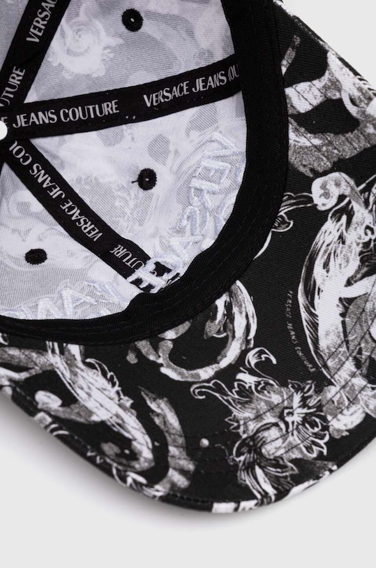 Памучна шапка с козирка Versace Jeans Couture черен 76GAZK10.ZG267