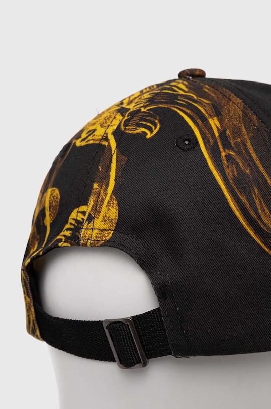 Akcesoria Versace Jeans Couture czapka z daszkiem bawełniana 76GAZK17.ZG277 czarny