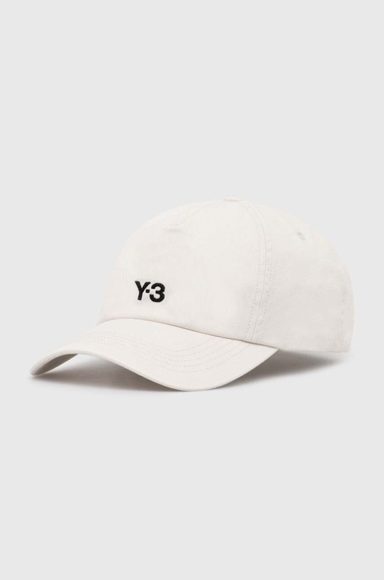 Y-3 șapcă de baseball din bumbac Dad Cap bumbac bej IN2390