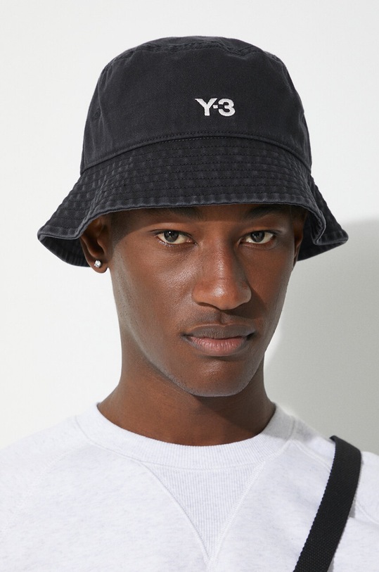 Y-3 kapelusz bawełniany Bucket Hat IX7000 czarny
