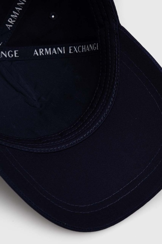 Armani Exchange berretto da baseball in cotone blu navy 954207.4R105