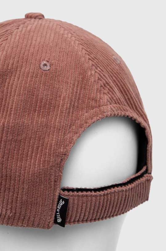 Akcesoria Billabong czapka z daszkiem sztruksowa EBYHA00127 różowy