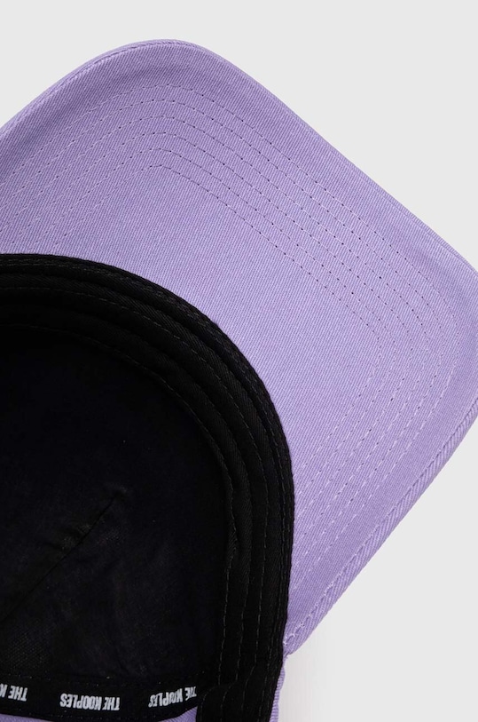 The Kooples czapka z daszkiem bawełniana fioletowy AMHA28006K