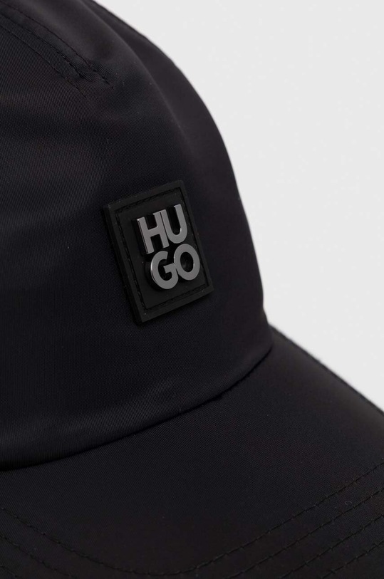 HUGO czapka z daszkiem 50514124 czarny SS24