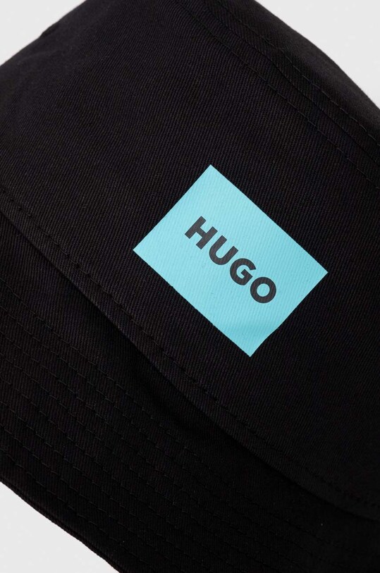HUGO pălărie din bumbac 50514748 negru SS24