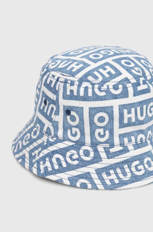 Akcesoria HUGO Blue kapelusz bawełniany 50522296 niebieski