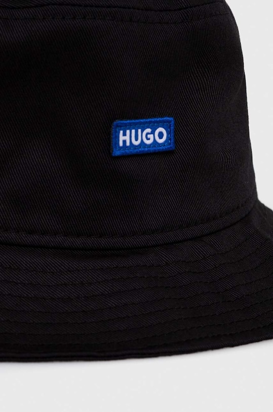 HUGO Blue kapelusz bawełniany 50522293 czarny SS24