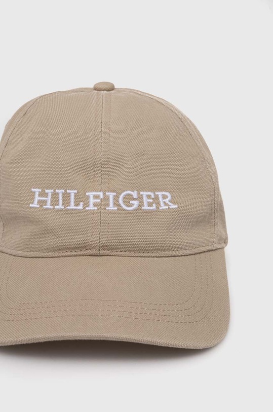 Tommy Hilfiger pamut baseball sapka AM0AM12154 bézs SS24