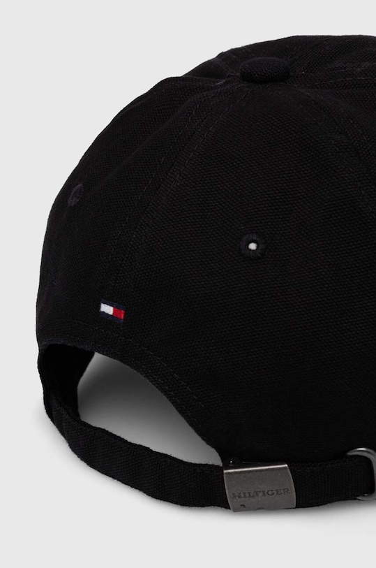 Kiegészítők Tommy Hilfiger pamut baseball sapka AM0AM12154 fekete