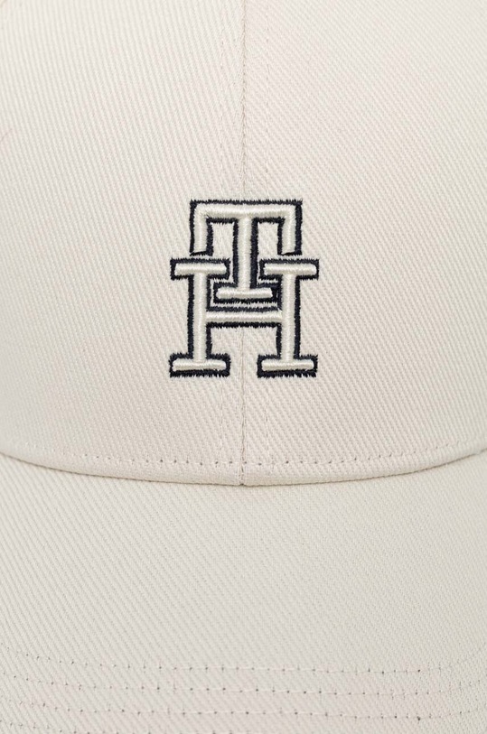 Tommy Hilfiger czapka z daszkiem bawełniana AM0AM12300 beżowy SS24