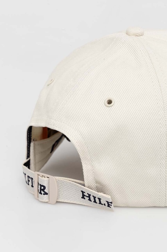 Akcesoria Tommy Hilfiger czapka z daszkiem bawełniana AM0AM12300 beżowy