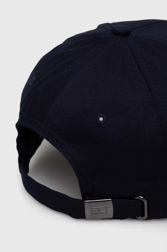 Akcesoria Tommy Hilfiger czapka z daszkiem bawełniana AM0AM12304 granatowy