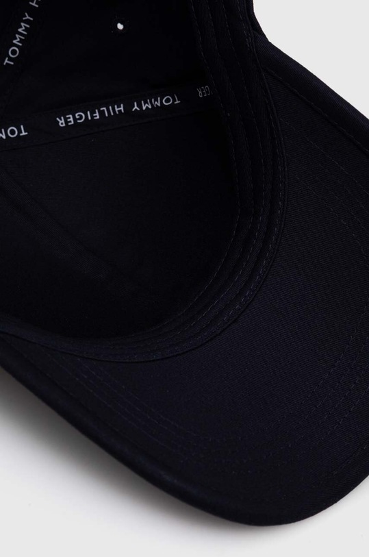 Tommy Hilfiger czapka z daszkiem bawełniana granatowy AM0AM12304