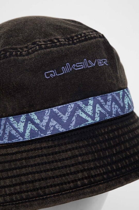 Бавовняний капелюх Quiksilver EQYHA03364 чорний SS24