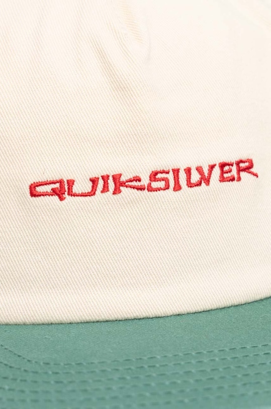 Quiksilver czapka z daszkiem bawełniana AQYHA05388 beżowy SS24