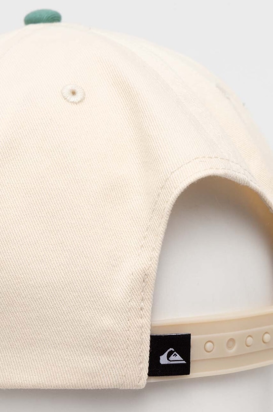 Akcesoria Quiksilver czapka z daszkiem bawełniana AQYHA05388 beżowy