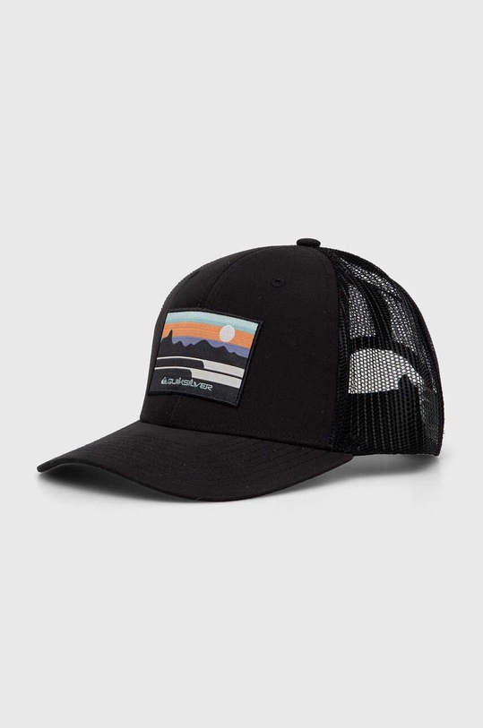 Quiksilver czapka z daszkiem aplikacja czarny AQYHA05399