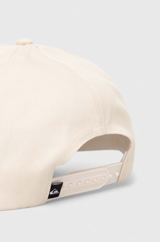Akcesoria Quiksilver czapka z daszkiem bawełniana AQYHA05433 beżowy
