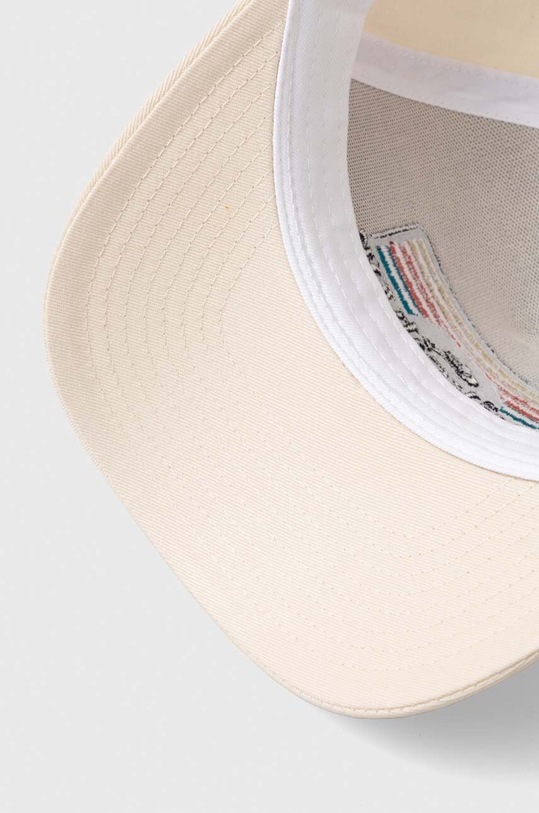 Quiksilver czapka z daszkiem bawełniana beżowy AQYHA05433