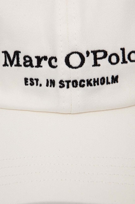 Marc O'Polo czapka z daszkiem bawełniana 422806801076 biały SS24