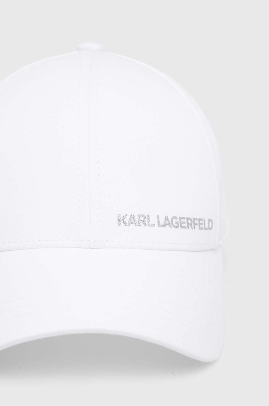 Karl Lagerfeld czapka z daszkiem 542123.805626 biały SS24
